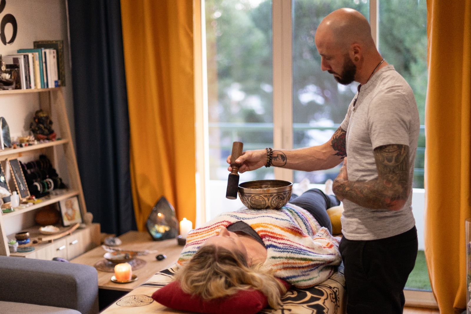 Séance de soins énergétiques